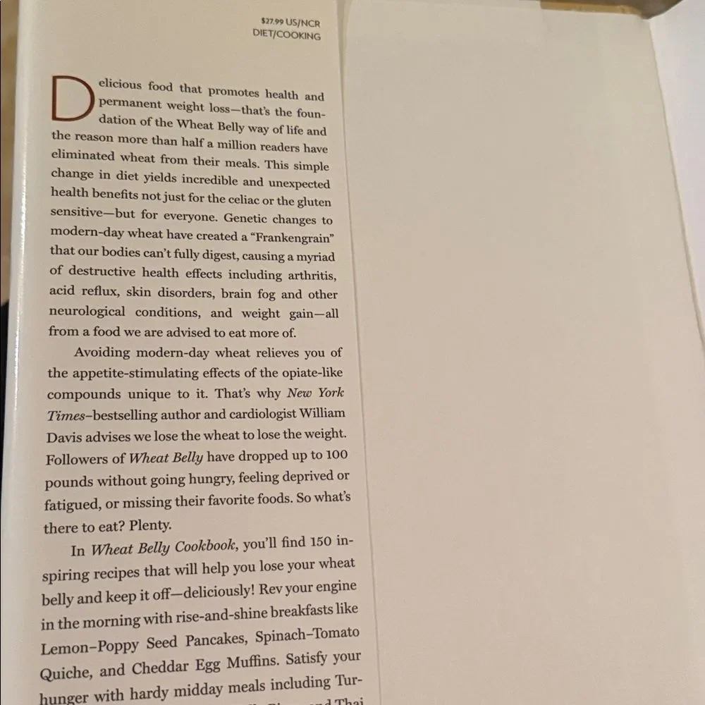 Wheat Belly Cookbook by William Davis, M.D.